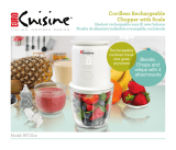 Sharper Image Cordless Food Chopper Manuel utilisateur