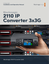 Blackmagic 2110 IP Converter 3x3G  Manuel utilisateur