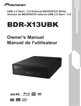 Pioneer BDR-X13UBK Manuel utilisateur