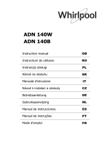 Whirlpool ADN 140 W KJØLESKAP Manuel utilisateur