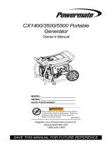 Generac CX5500 PC0145500.01 Le manuel du propriétaire