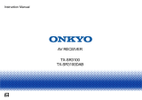 ONKYO TX-SR3100 Av Receiver Manuel utilisateur