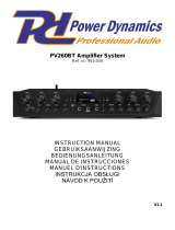 Power Dynamics PV260BT Le manuel du propriétaire