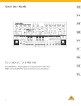 Behringer TD-3-MO-AM Guide de démarrage rapide