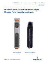 Remote Automation Solutions FB3000 4-Port Serial Communications Module Field Guide d'installation