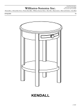 pottery barn kids Kendall Side Table Assembly Instructions