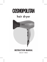 Cosmopolitan B&M BM998982442 hair dryer Le manuel du propriétaire