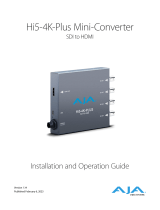 AJA Hi5-4K Guide d'installation