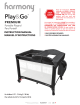 Harmony Play&Go Premium Portable Playard Parc Portatif Manuel utilisateur