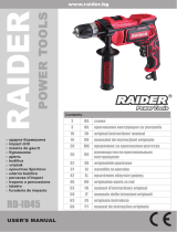 Raider Power Tools RD-ID45 Manuel utilisateur