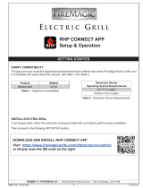Fire Magic Electric Grill App Setup and Operation Manuel utilisateur