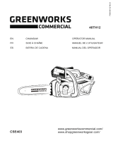 Greenworks 2013702 48TH12 48-VOLT 12" Top Handle Chainsaw Le manuel du propriétaire