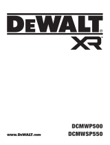 DeWalt DCMWP500N Manuel utilisateur