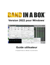 PG Music Band-in-a-Box 2022 for Windows Mode d'emploi