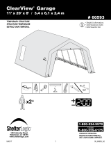 Shelter LogicShelterLogic Clearview Water Resistant Peak Style Car Shelter