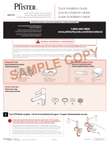 Pfister 240-PFLC Instruction Sheet