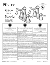 Pfister Marielle T46-M0BE Instruction Sheet