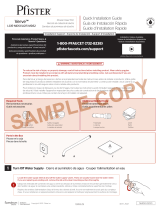 Pfister Verve LG15-MDS1D Instruction Sheet