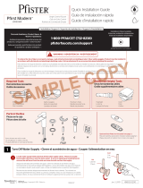 Pfister LG142-0600 Instruction Sheet