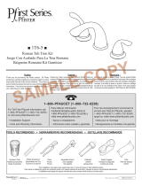 Pfister Pfirst Series 1T6-510K Instruction Sheet