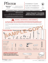 Pfister Kenzo LG16-3DFB Guide d'installation