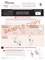 Pfister F-036-4AYS Instruction Sheet