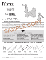 Pfister Ashfield 806-YP0K Instruction Sheet