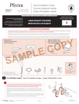 Pfister LG40-DE0Y Instruction Sheet
