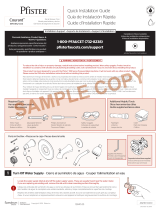 Pfister Courant 8P8-WS2-COSPC Guide d'installation