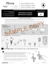 Pfister LF-WL8-SNPC Guide d'installation