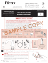 Pfister LG6-4TRC Instruction Sheet