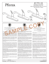 Pfister Classic F-WK1-100C Instruction Sheet