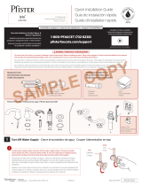 Pfister GT49-TR0C Instruction Sheet