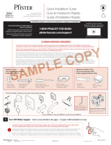 Pfister Selia 8P5-WS2-SLSC Instruction Sheet