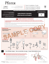 Pfister LG49-COL0D Instruction Sheet