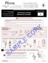 Pfister GT49-DC00 Instruction Sheet
