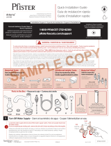 Pfister Arterra LG6-4DED Instruction Sheet