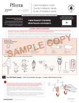 Pfister Ashfield F-049-YW1Y Instruction Sheet