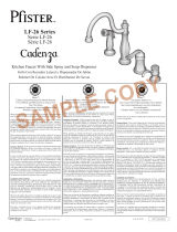 Pfister Cadenza LF-026-4TWS Instruction Sheet