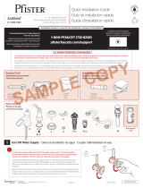 Pfister LF-049-YW2K Instruction Sheet