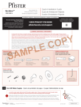 Pfister R89-1MCAGS Instruction Sheet