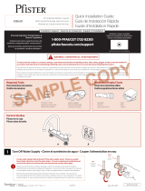 Pfister G136-2000 Instruction Sheet