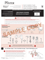 Pfister LF-049-BLLB Instruction Sheet