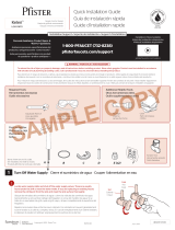 Pfister LG40-MF0C Instruction Sheet