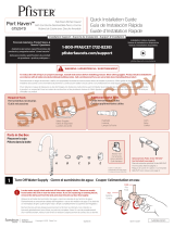 Pfister GT529-TDBG Instruction Sheet