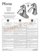 Pfister Santiago LF-042-ST0K Guide d'installation