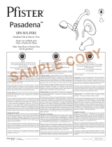 Pfister 8P8-WS-PDHC Instruction Sheet