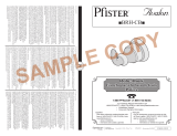 Pfister BRH-CB0K Instruction Sheet