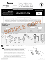 Pfister Catalina GT49-E0BY Instruction Sheet