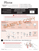 Pfister F-529-7FTC Instruction Sheet